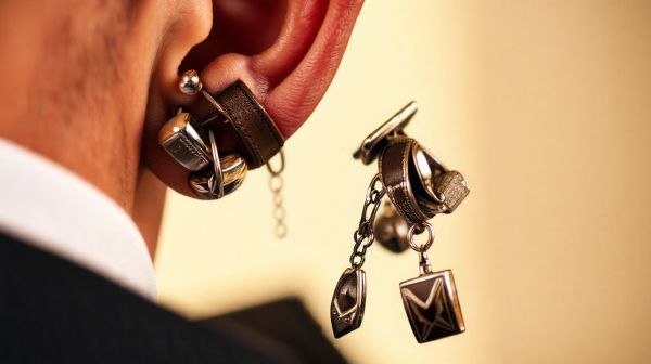 Top choix de boucles d'oreilles pour hommes sans piercing